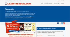 Desktop Screenshot of la2deroquetas.com