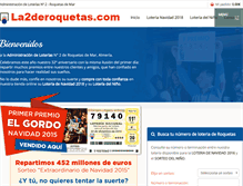 Tablet Screenshot of la2deroquetas.com